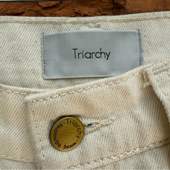 Triarchy St. Tropez High Rise Straight Leg Jeans Size 27 - Picture 5 of 10